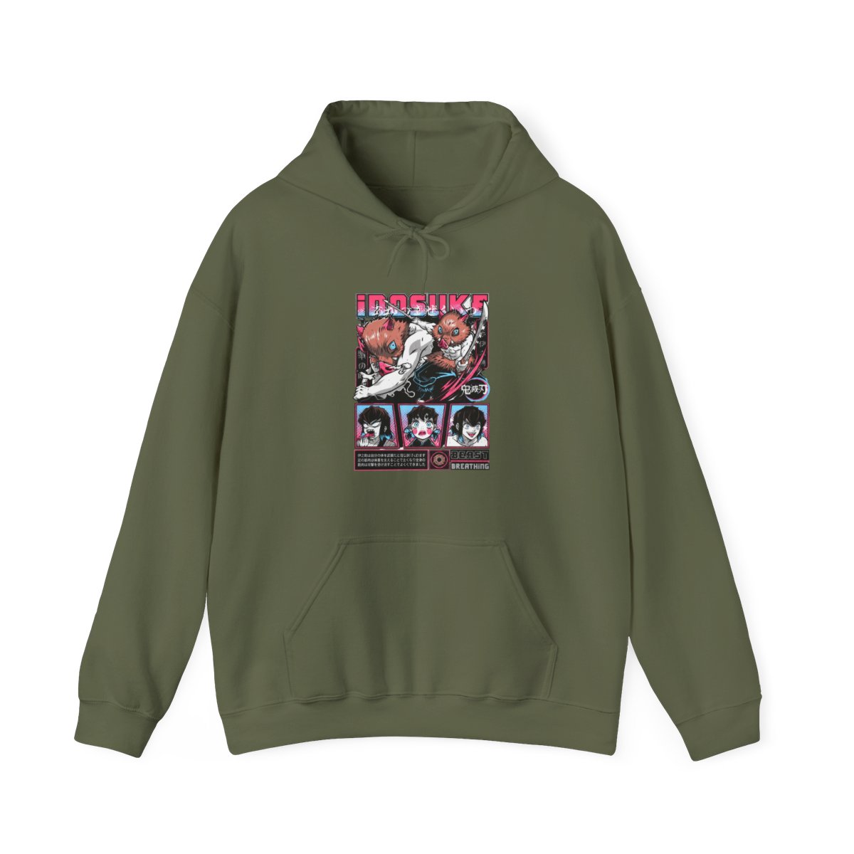 Inosuke Hashibira Demon Slayer Hoodie Wild Fighter