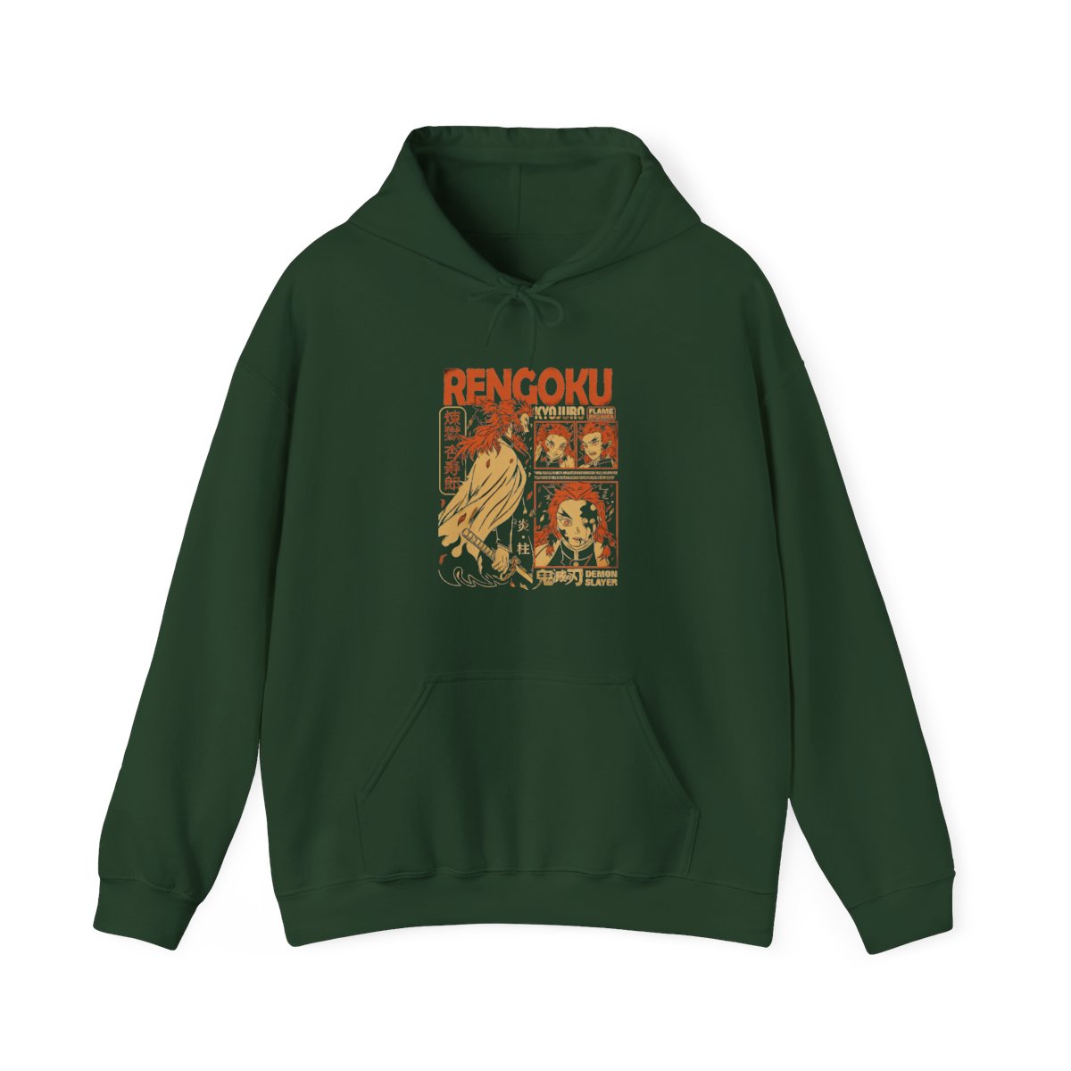 Rengoku Demon Slayer Hoodie Flame Hashira - Demon Slayer official Hoodies merch