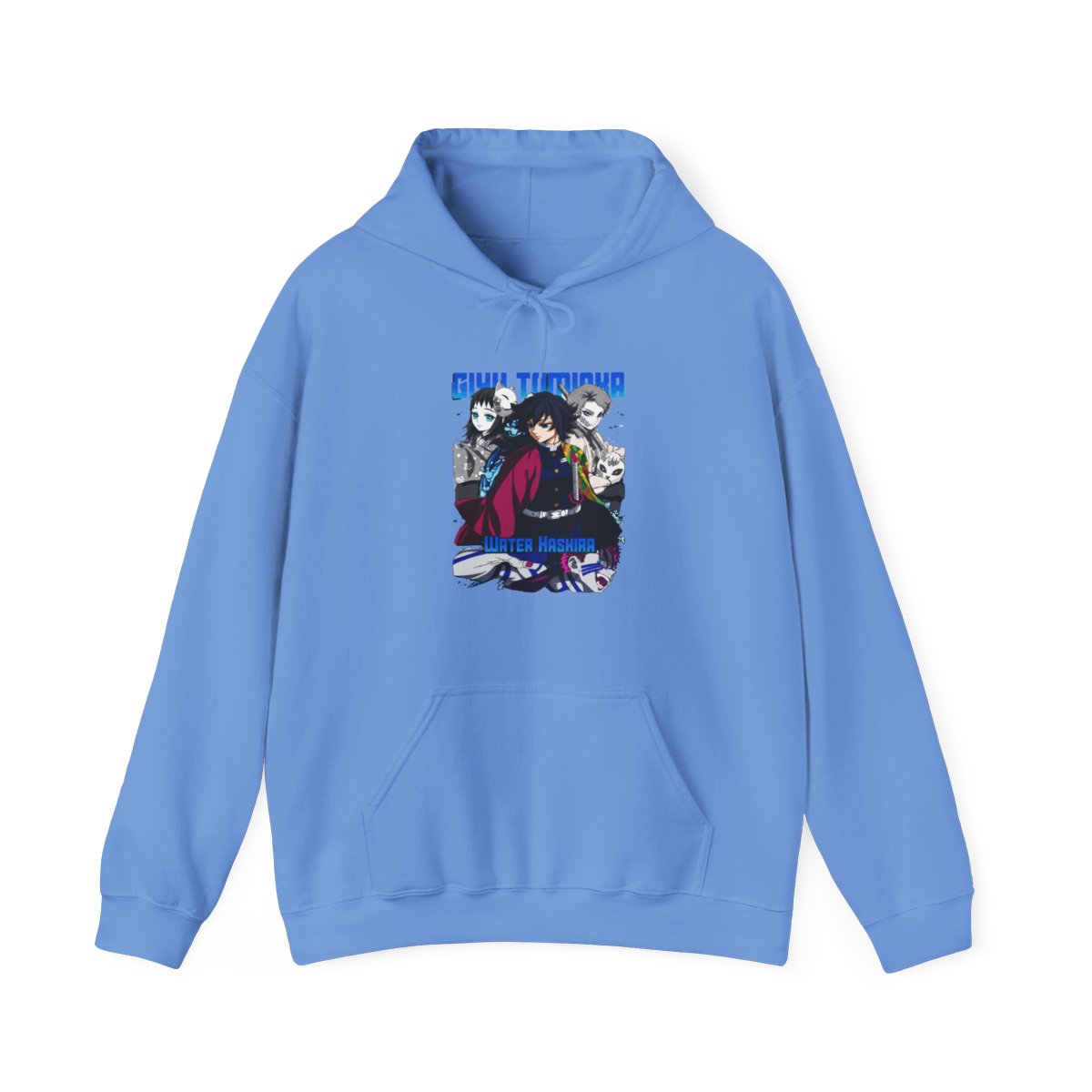 Giyu Tomioka Demon Slayer Hoodie Water Hashira - alternate angle 3, merchandise