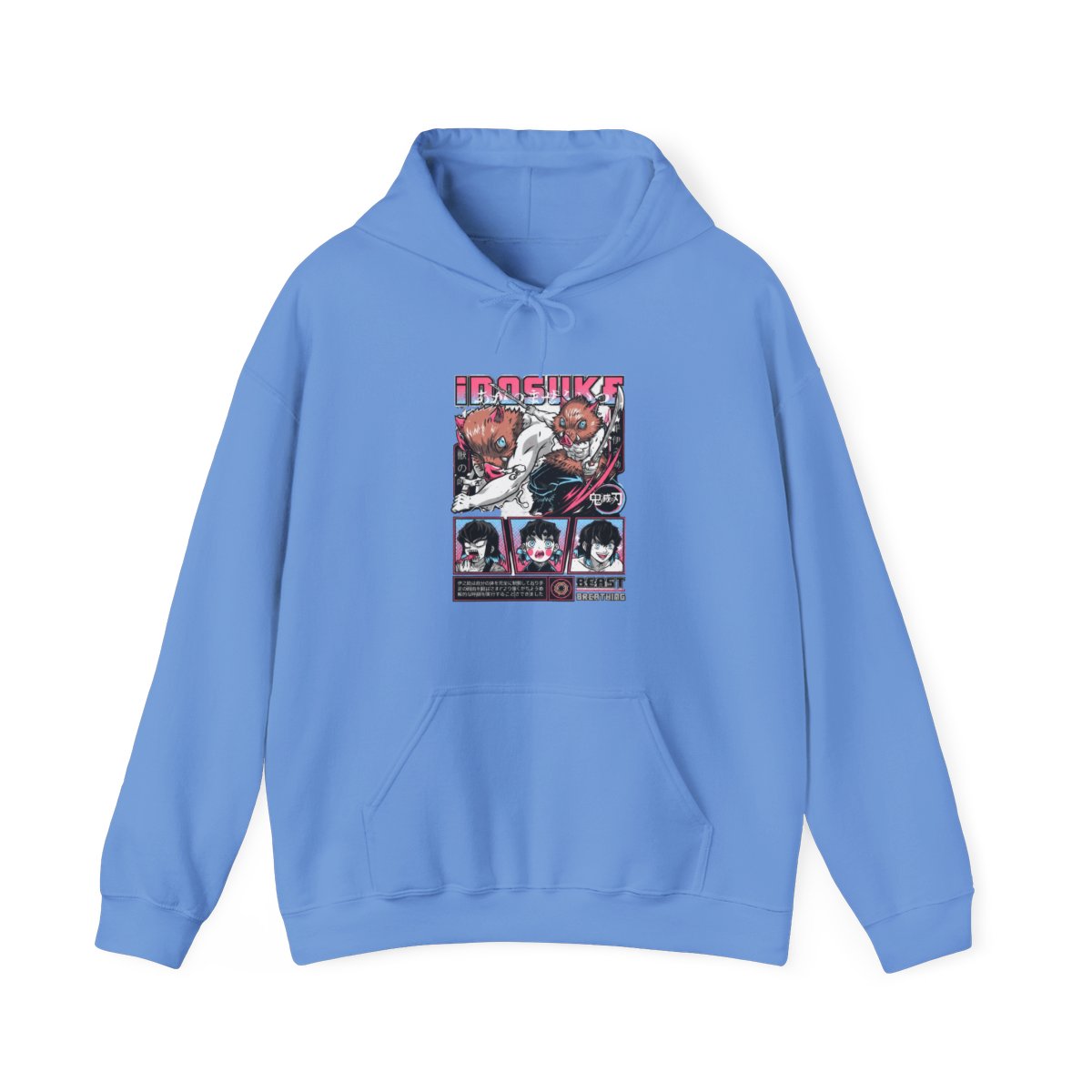Inosuke Hashibira Kimetsu no Yaiba Hoodie Epic Battle | Demon Slayer