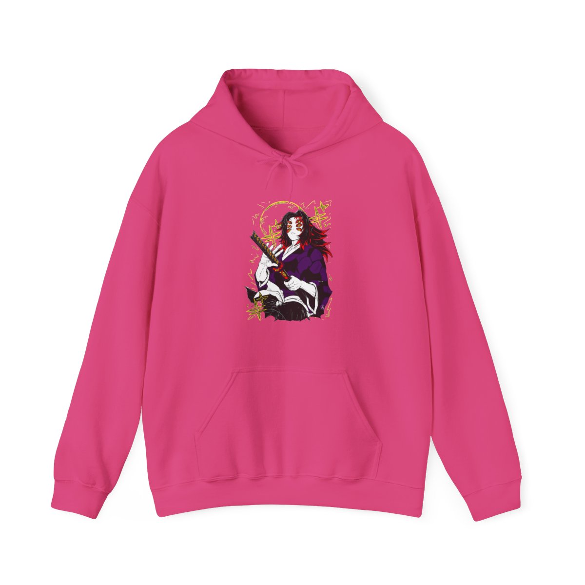 Kokushibo Kimetsu no Yaiba Hoodie Ancient Samurai | Demon Slayer - alternate angle 2, merchandise