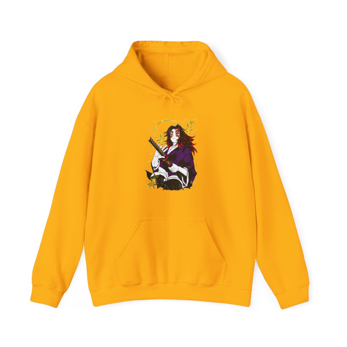 Kokushibo Kimetsu no Yaiba Hoodie Ancient Samurai | Demon Slayer - alternate angle 4, merchandise