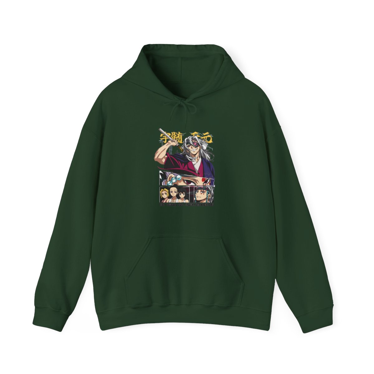 Tengen Uzui Hoodie Demon Slayer Sound Hashira Anime - alternate angle 5, merchandise