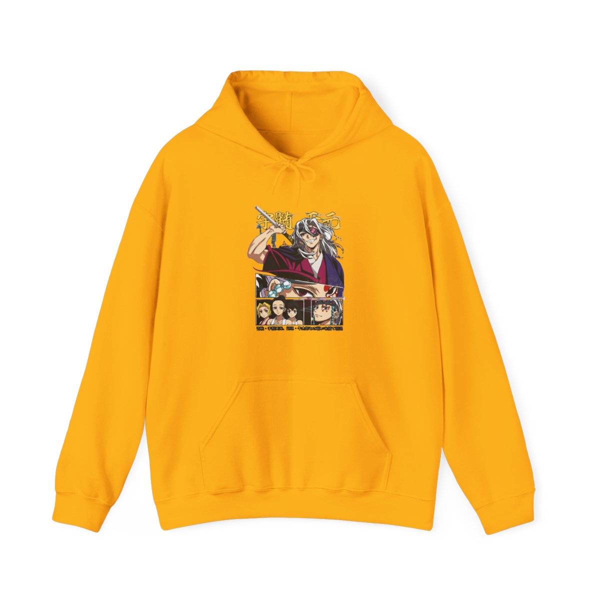 Tengen Uzui Hoodie Demon Slayer Sound Hashira Anime - alternate angle 2, merchandise