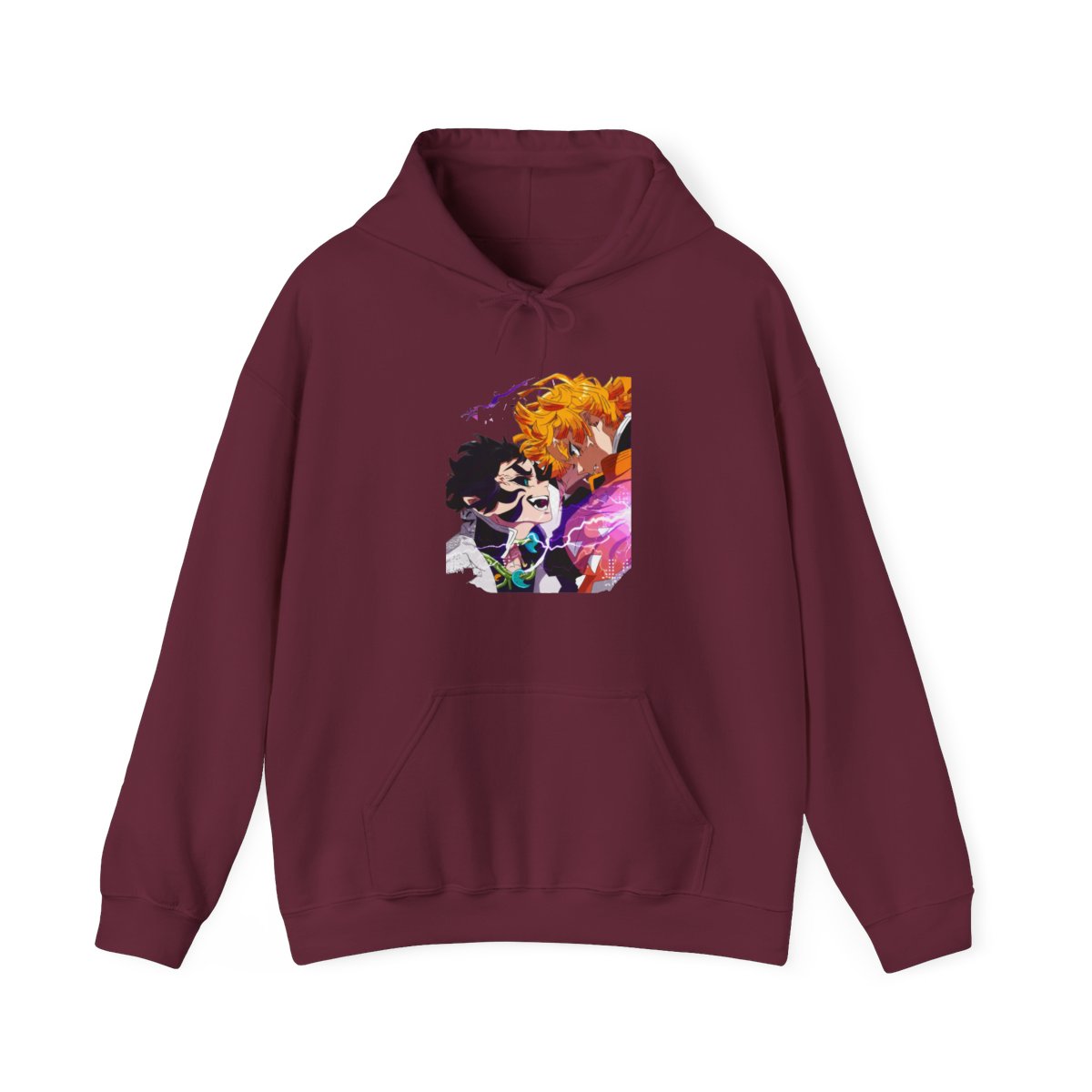 Rengoku Uzui Hoodie Demon Slayer Flame Sound Hashira - alternate angle 4, merchandise