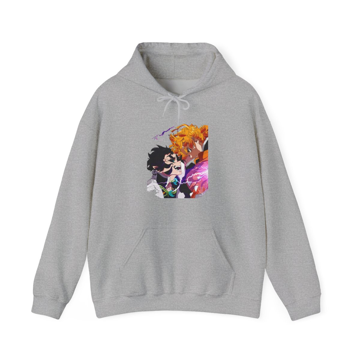 Rengoku Uzui Hoodie Demon Slayer Flame Sound Hashira - alternate angle 4, merchandise