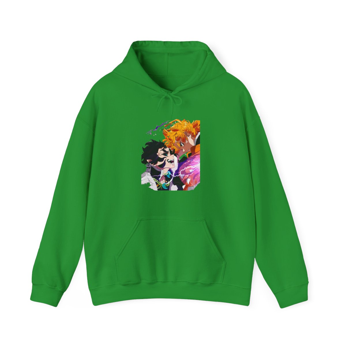 Rengoku Uzui Hoodie Demon Slayer Flame Sound Hashira - alternate angle 3, merchandise