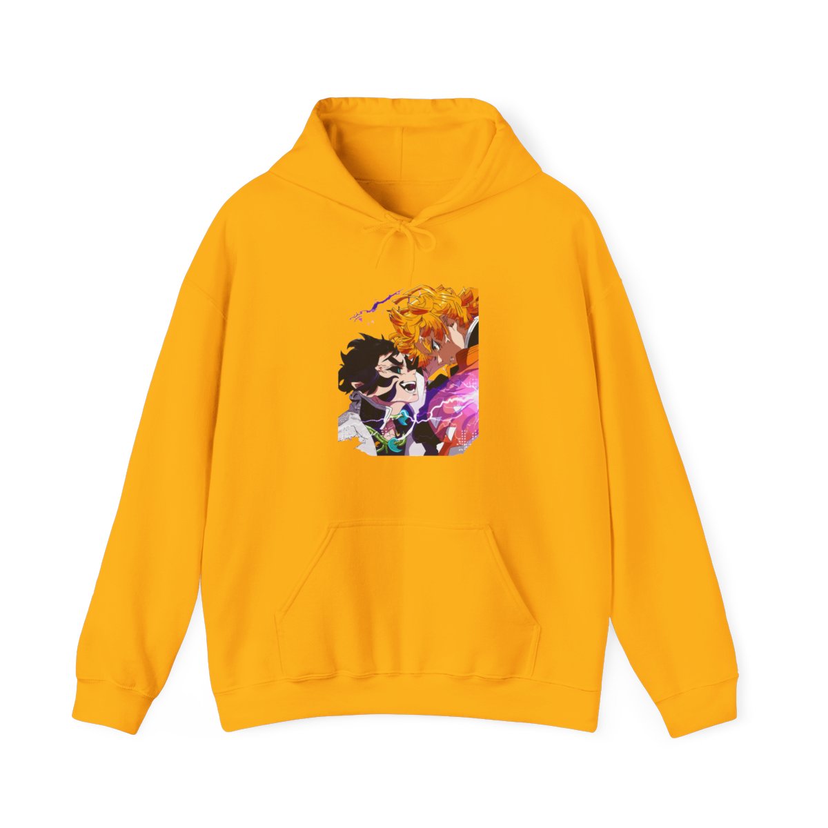 Rengoku Uzui Hoodie Demon Slayer Flame Sound Hashira - alternate angle 5, merchandise