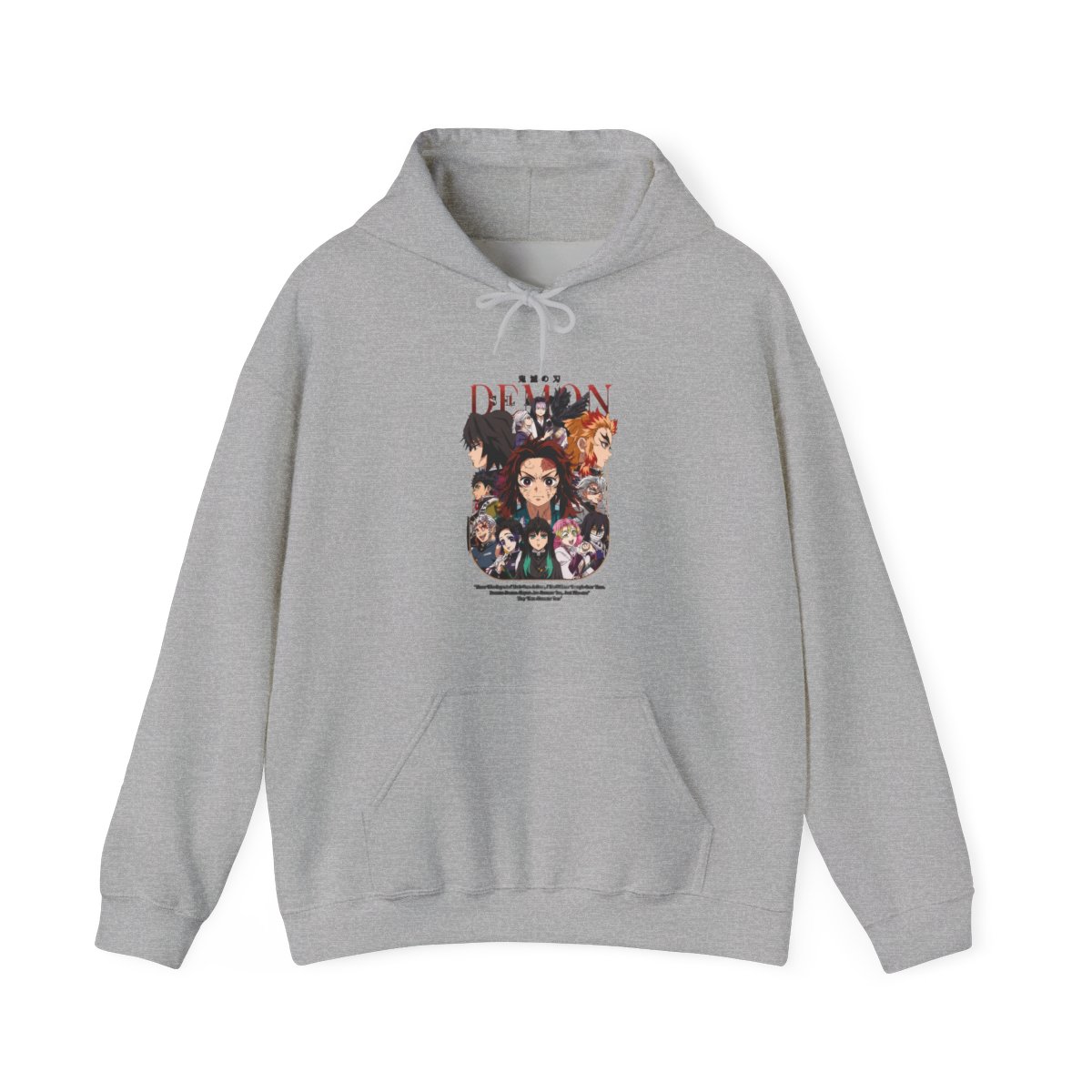 Demon Slayer Hoodie Corps United Hashira Fighters - alternate angle 2, merchandise
