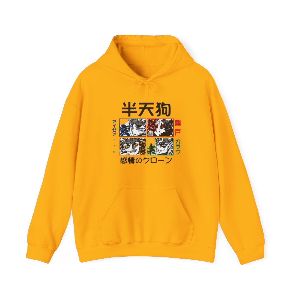Giyu Hoodie Demon Slayer Half Demon Clone Variant - alternate angle 3, merchandise