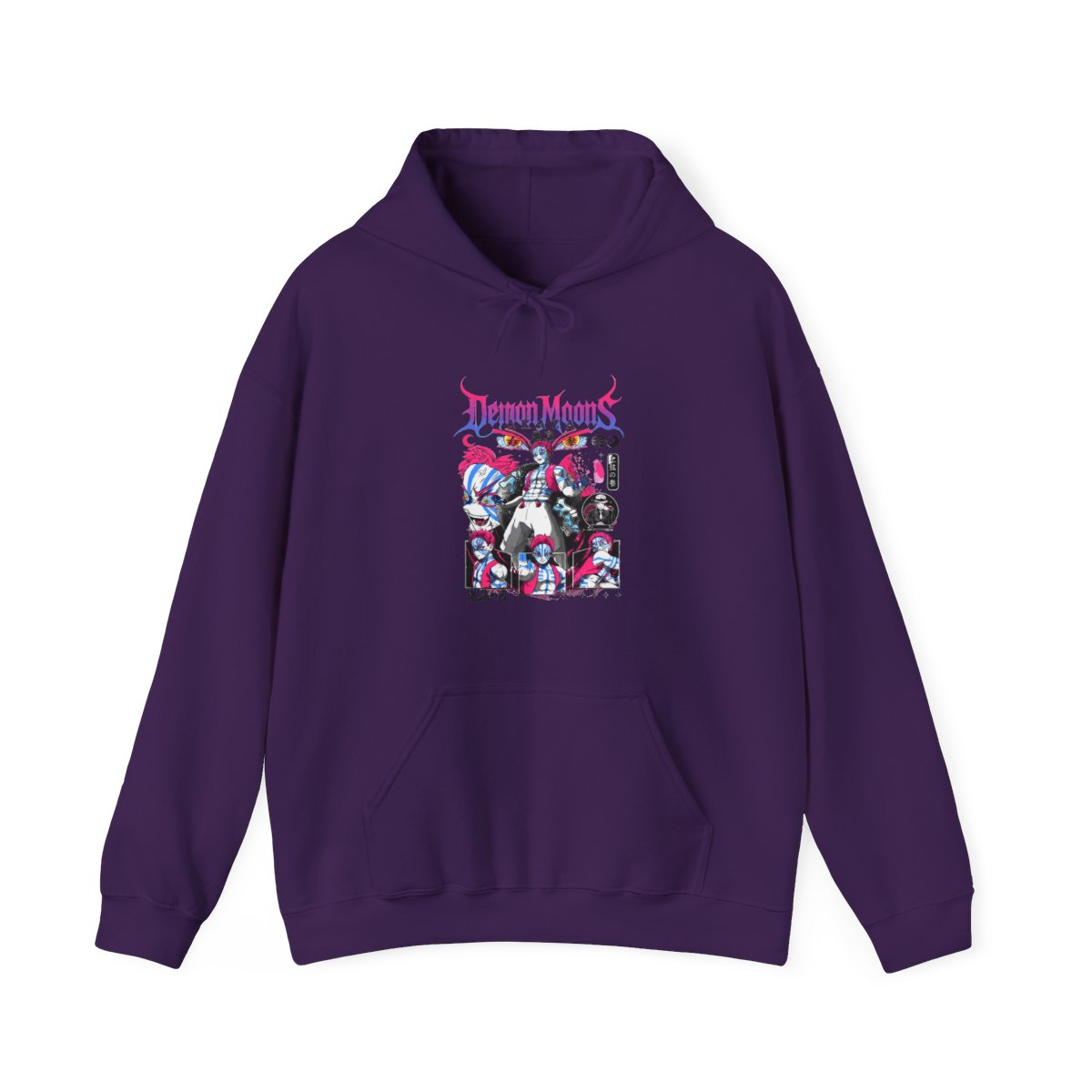 Akaza Demon Slayer Hoodie Upper Moon Rage Mark