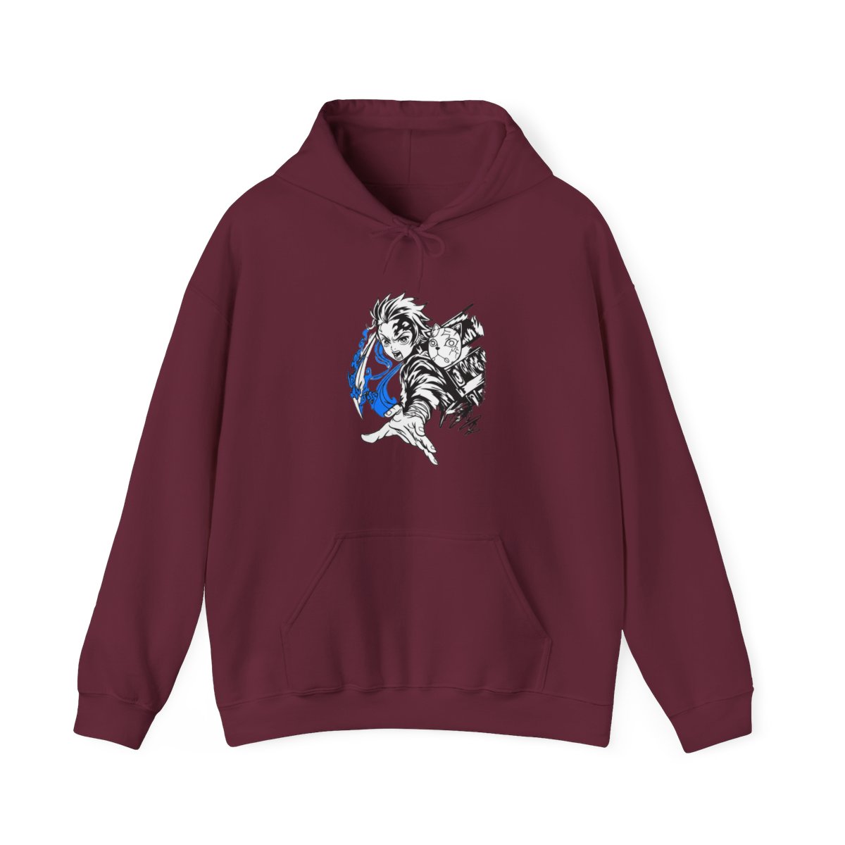 Tanjiro Kamado Demon Slayer Water Breathing Hoodie - alternate angle 5, merchandise