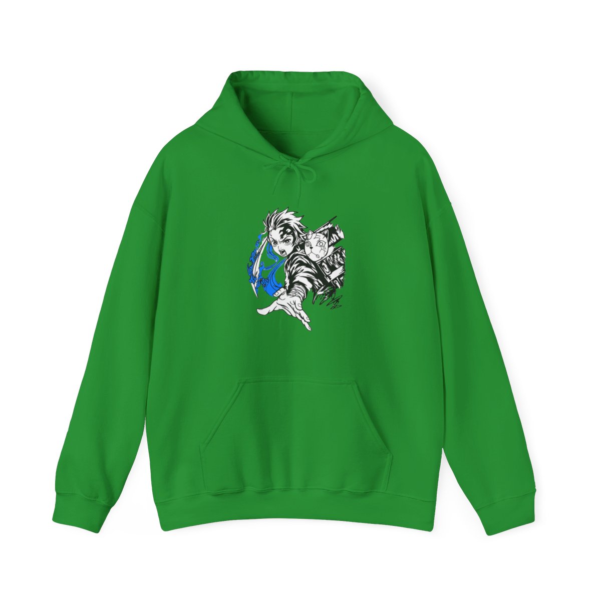 Tanjiro Kamado Demon Slayer Water Breathing Hoodie - alternate angle 2, merchandise