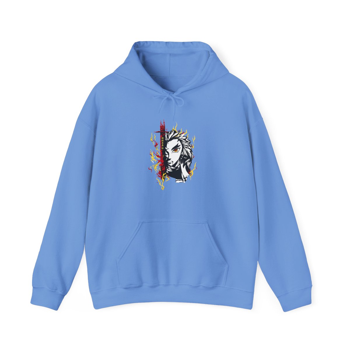 Kyojuro Rengoku Demon Slayer Flame Breathing Hoodie - alternate angle 3, merchandise