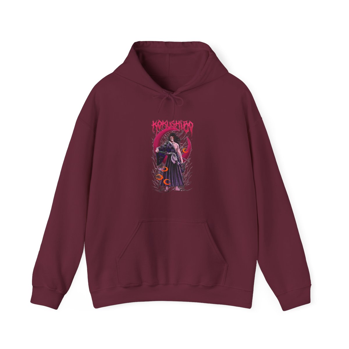 Kokushibo Moon Breathing Demon Slayer Hoodie - alternate angle 3, merchandise