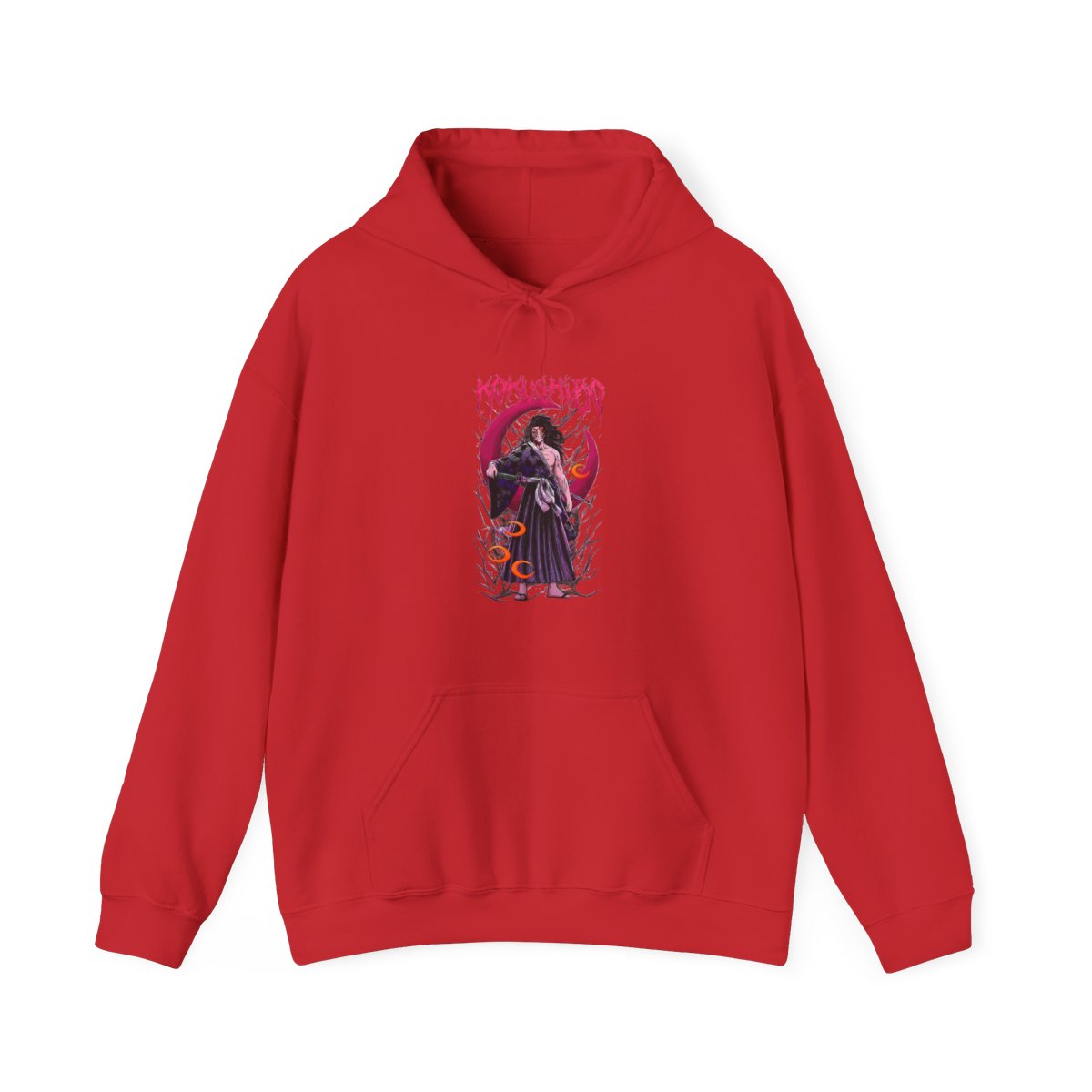 Kokushibo Moon Breathing Demon Slayer Hoodie - alternate angle 4, merchandise