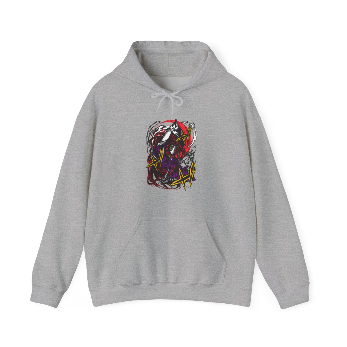 Kokushibo Hoodie Moon Breathing Demon Slayer - alternate angle 5, merchandise