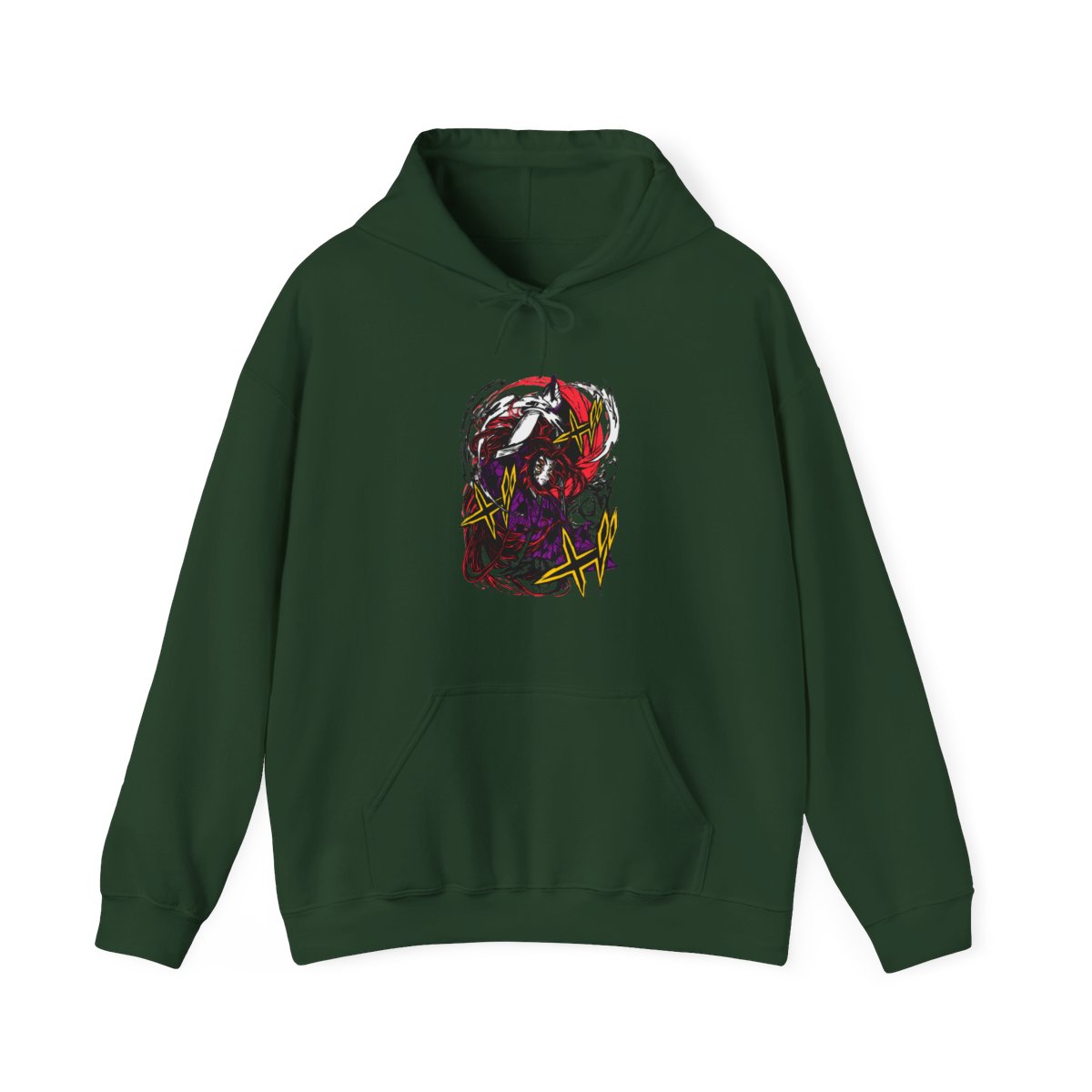 Kokushibo Hoodie Moon Breathing Demon Slayer - alternate angle 2, merchandise