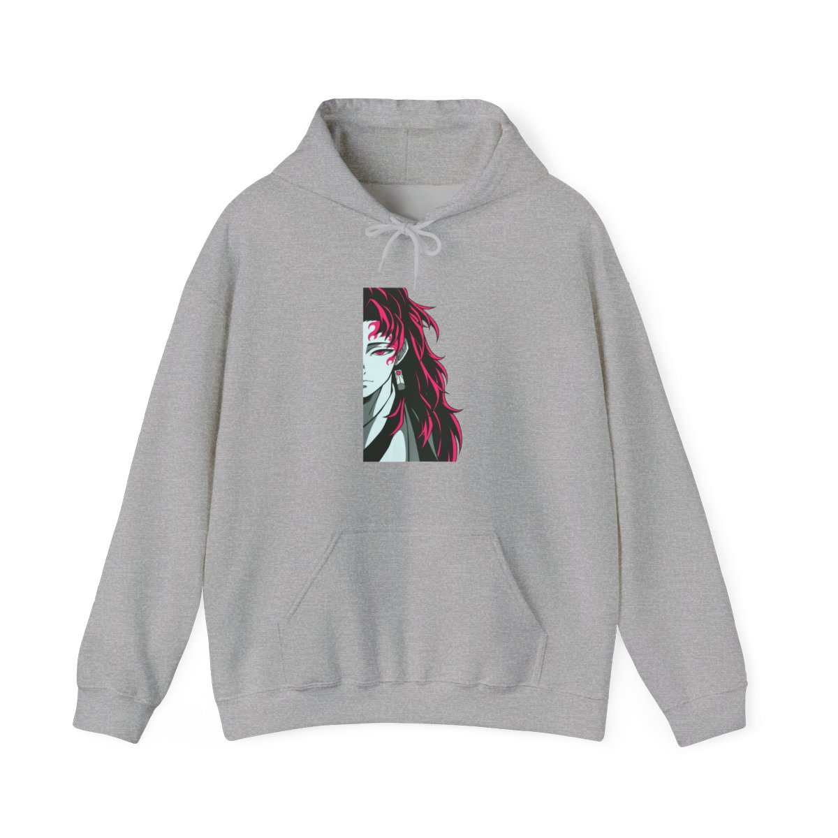 Yoriichi Tsugikuni Kimetsu no Yaiba Sun Breathing Hoodie | Demon Slayer - alternate angle 2, merchandise