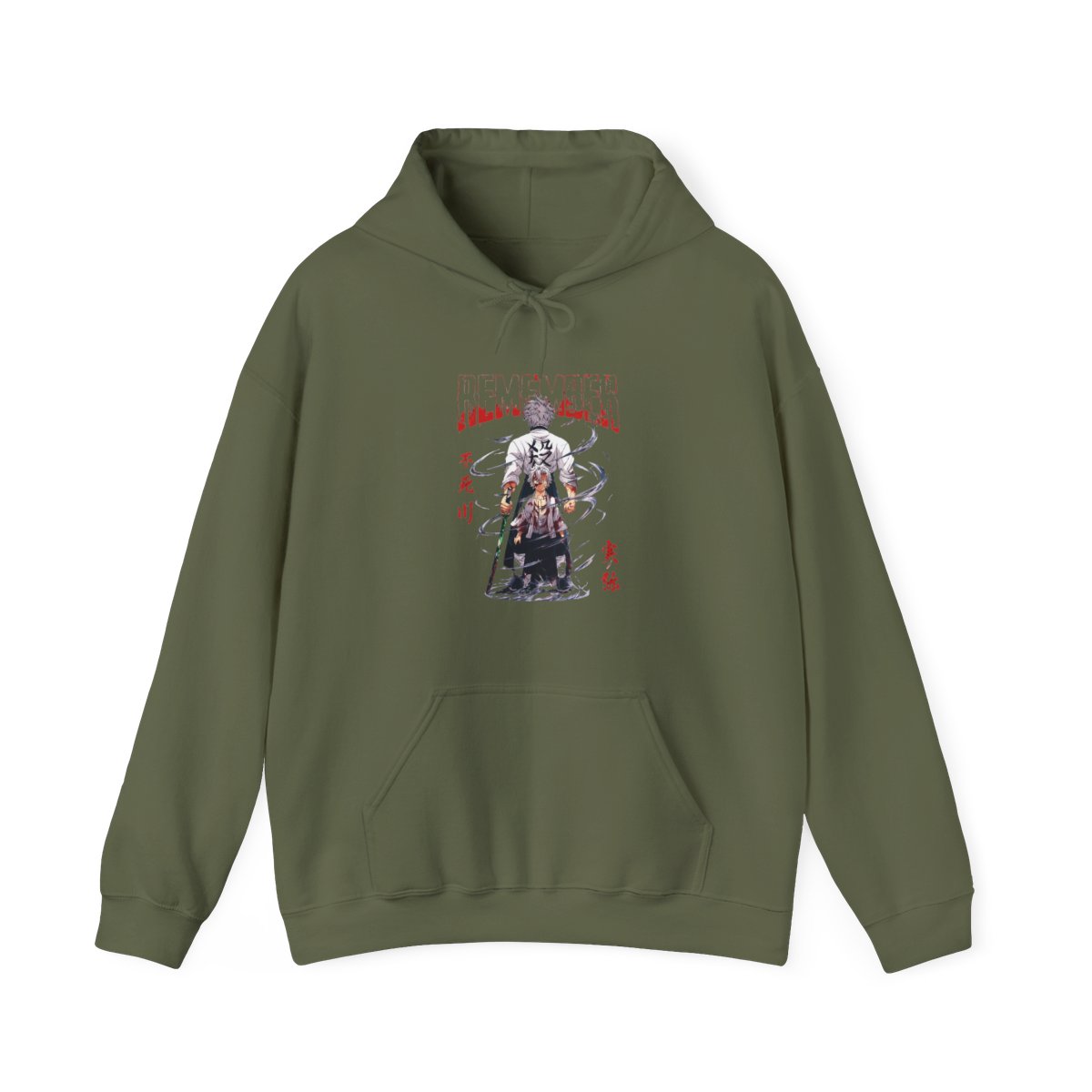 Sanemi Shinazugawa Demon Slayer Wind Breathing Hoodie - alternate angle 4, merchandise